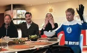 Elenco de 'Quarteto Fantástico: Primeiros Passos' reunido