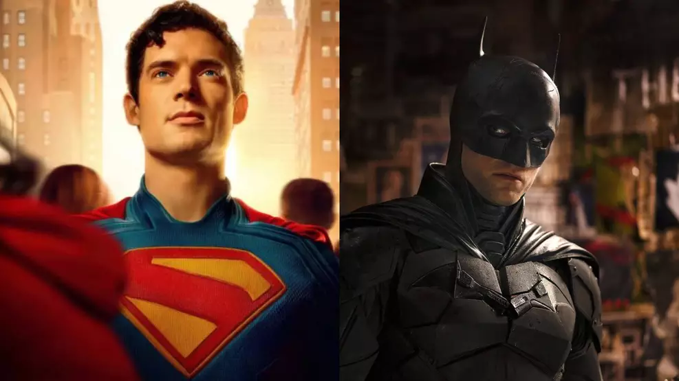 Superman e The Batman filmagens