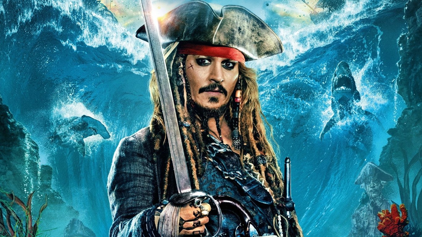Piratas do Caribe Johnny Depp