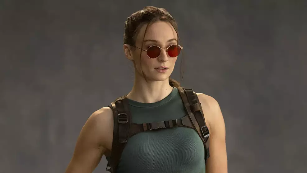 Tomb Raider série Sophie Turner lesão