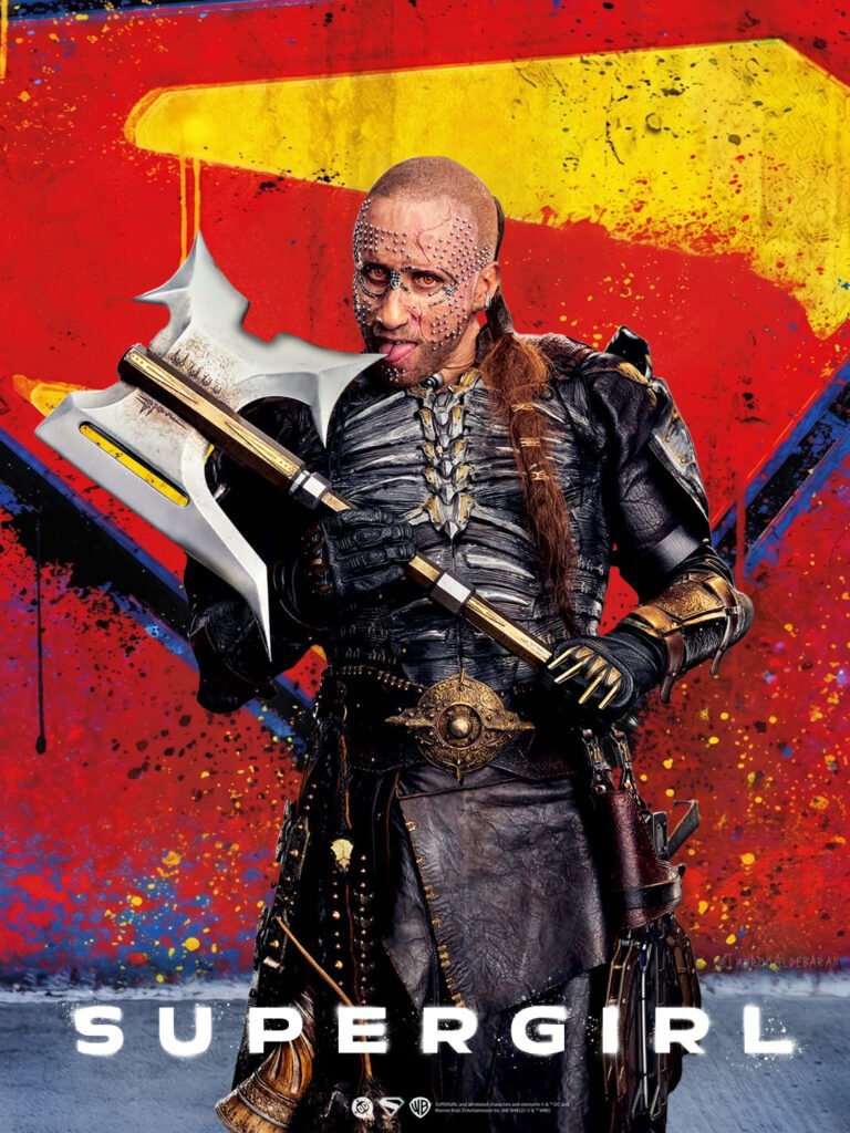 Supergirl cartazes lobo krem