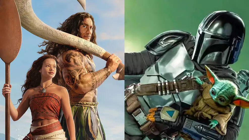 Moana Mandaloriano e Grogu